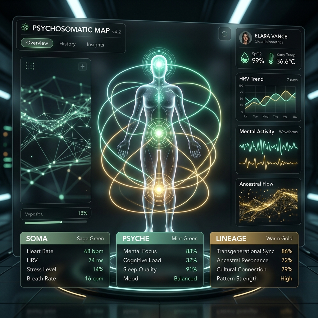 Psychosomatic Map Mockup